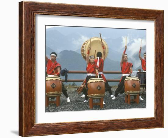 Takahara, Taikoh Drum Corp, , Wakayama, Japan-Rob Tilley-Framed Photographic Print