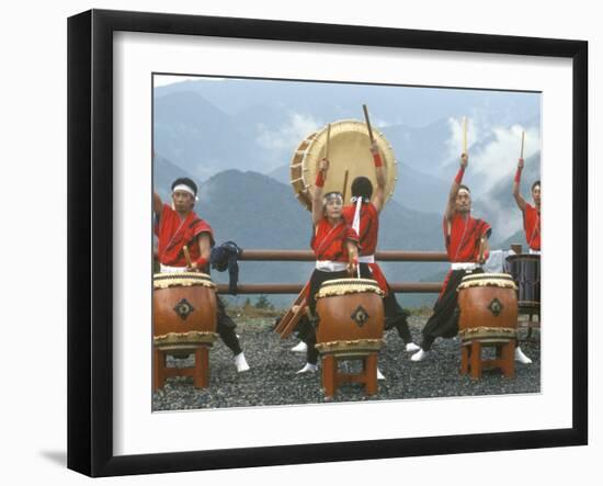 Takahara, Taikoh Drum Corp, , Wakayama, Japan-Rob Tilley-Framed Photographic Print