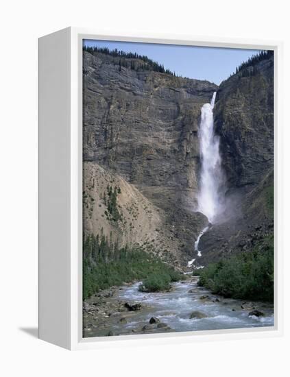 Takakkaw Falls, 254M High, Yoho National Park, British Columbia, Rockies, Canada-Geoff Renner-Framed Premier Image Canvas