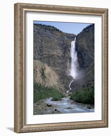 Takakkaw Falls, 254M High, Yoho National Park, British Columbia, Rockies, Canada-Geoff Renner-Framed Photographic Print