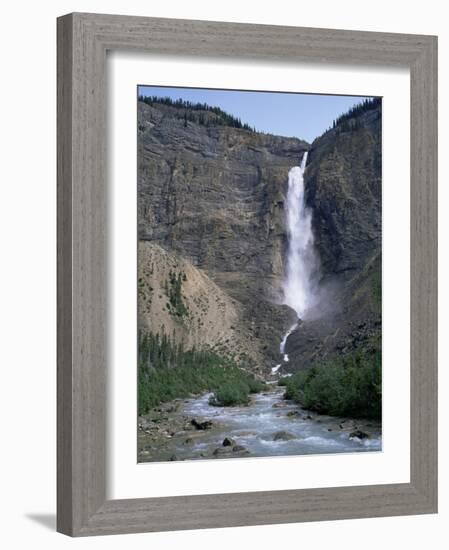 Takakkaw Falls, 254M High, Yoho National Park, British Columbia, Rockies, Canada-Geoff Renner-Framed Photographic Print