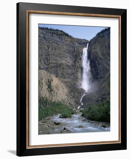 Takakkaw Falls, 254M High, Yoho National Park, British Columbia, Rockies, Canada-Geoff Renner-Framed Photographic Print