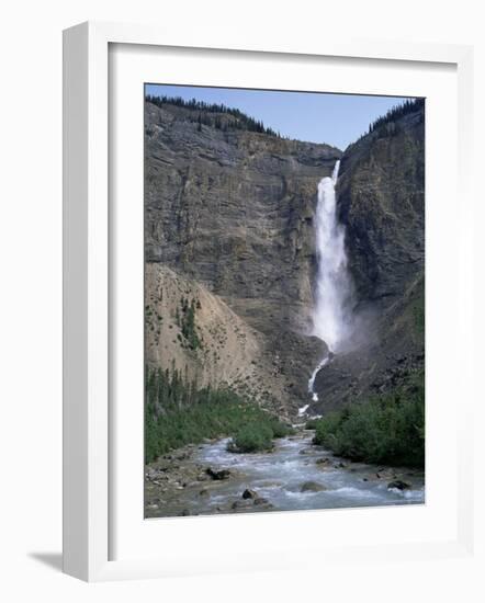 Takakkaw Falls, 254M High, Yoho National Park, British Columbia, Rockies, Canada-Geoff Renner-Framed Photographic Print