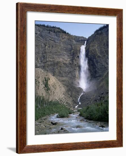 Takakkaw Falls, 254M High, Yoho National Park, British Columbia, Rockies, Canada-Geoff Renner-Framed Photographic Print