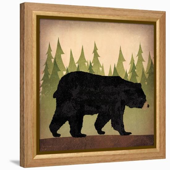 Take a Hike Bear no Words-Ryan Fowler-Framed Stretched Canvas