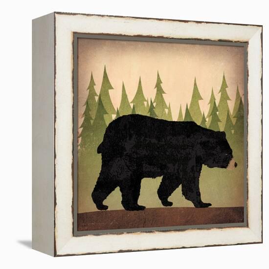 Take a Hike Bear no Words-Ryan Fowler-Framed Stretched Canvas