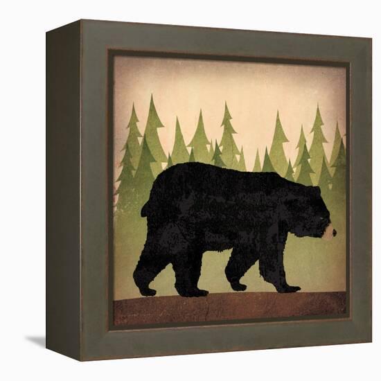 Take a Hike Bear no Words-Ryan Fowler-Framed Stretched Canvas