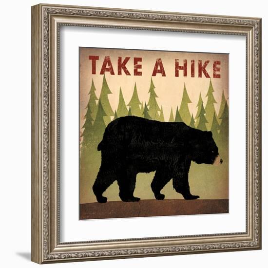 Take a Hike Black Bear-Ryan Fowler-Framed Art Print