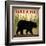 Take a Hike Black Bear-Ryan Fowler-Framed Art Print