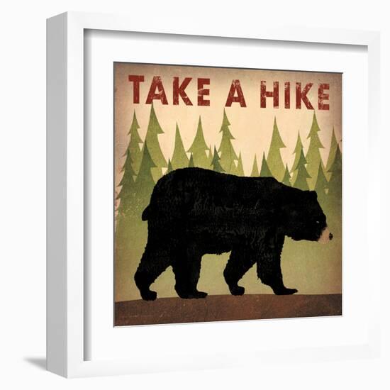 Take a Hike Black Bear-Ryan Fowler-Framed Art Print