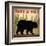 Take a Hike Black Bear-Ryan Fowler-Framed Art Print