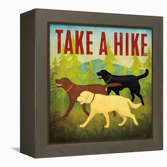 Take a Hike Lab II-Ryan Fowler-Framed Stretched Canvas