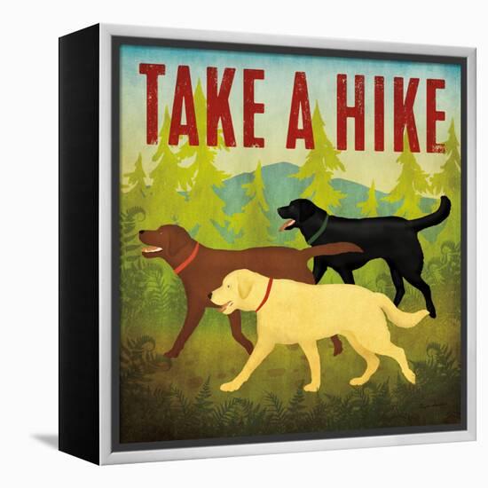 Take a Hike Lab II-Ryan Fowler-Framed Stretched Canvas