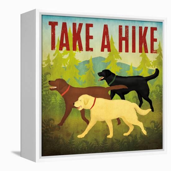 Take a Hike Lab II-Ryan Fowler-Framed Stretched Canvas