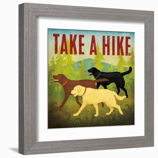 Take a Hike Lab II-Ryan Fowler-Framed Art Print