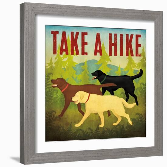 Take a Hike Lab II-Ryan Fowler-Framed Art Print