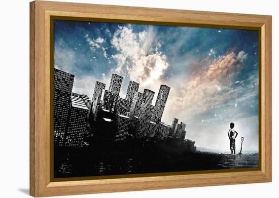 Take a Look Around-Alex Cherry-Framed Stretched Canvas