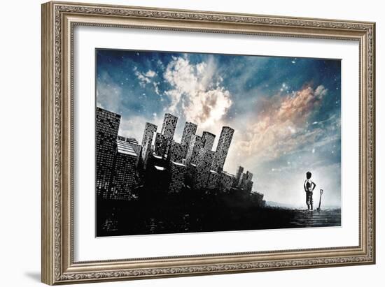 Take a Look Around-Alex Cherry-Framed Premium Giclee Print