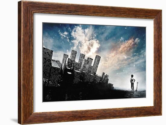 Take a Look Around-Alex Cherry-Framed Premium Giclee Print