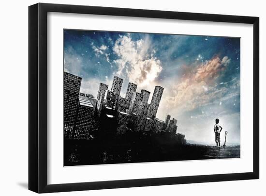 Take a Look Around-Alex Cherry-Framed Premium Giclee Print