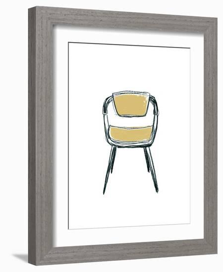 Take a Seat II-June Vess-Framed Art Print