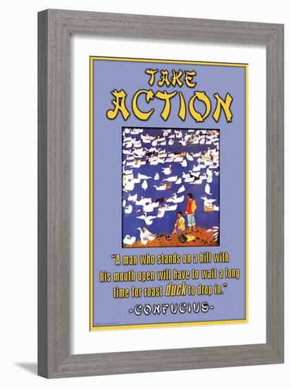 Take Action-null-Framed Art Print