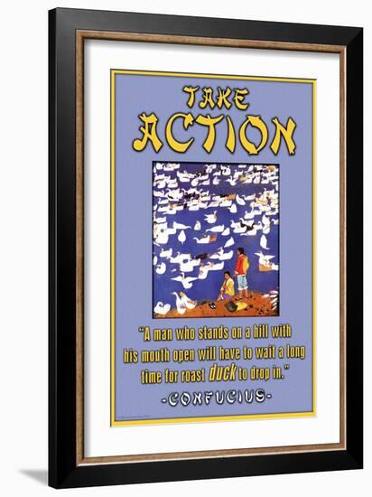 Take Action-null-Framed Art Print