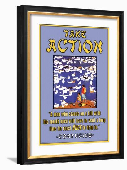 Take Action-null-Framed Art Print