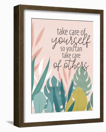 Take Care of Yourself-Kimberly Allen-Framed Art Print