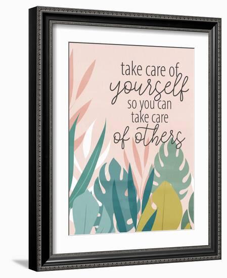 Take Care of Yourself-Kimberly Allen-Framed Art Print