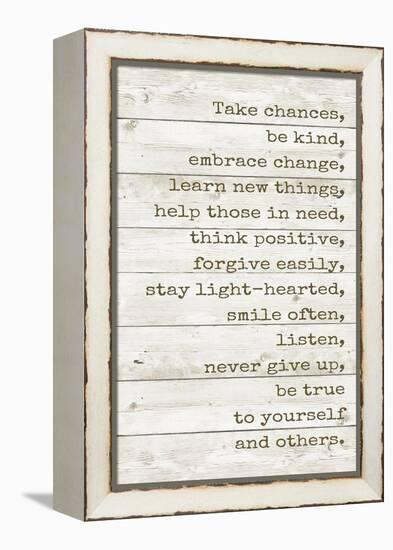 Take Chances-Anna Quach-Framed Stretched Canvas