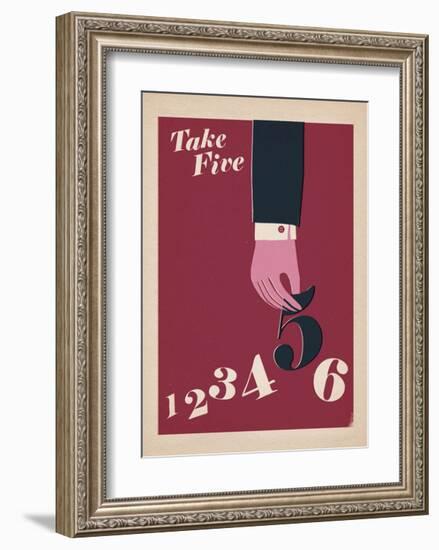 Take Five-Anthony Peters-Framed Art Print