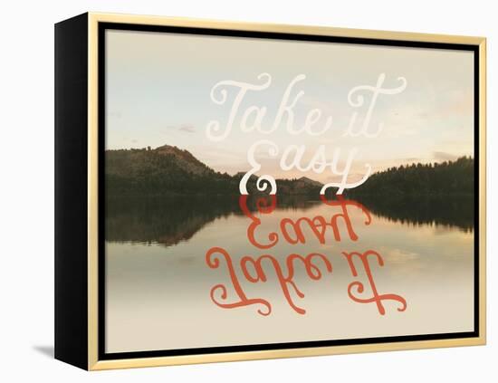 Take it Easy-Danielle Kroll-Framed Premier Image Canvas