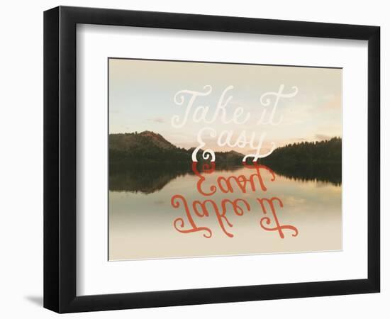 Take it Easy-Danielle Kroll-Framed Premium Giclee Print