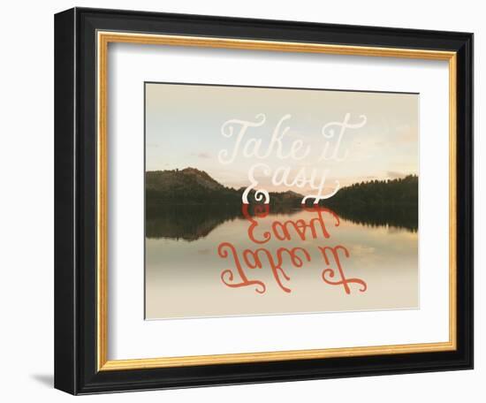 Take it Easy-Danielle Kroll-Framed Premium Giclee Print
