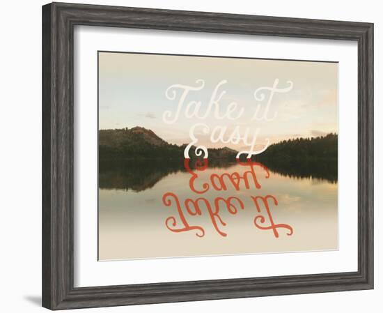 Take it Easy-Danielle Kroll-Framed Giclee Print