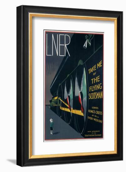 Take Me by The Flying Scotsman-null-Framed Art Print