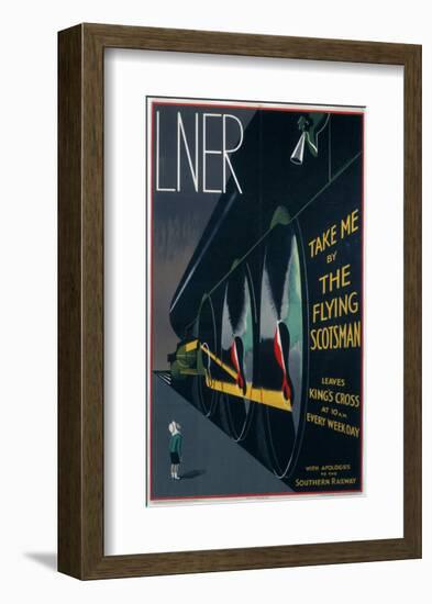 Take Me by The Flying Scotsman-null-Framed Art Print