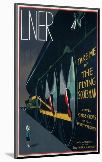 Take Me by The Flying Scotsman-null-Mounted Art Print