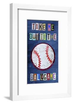 Take Me Out to the Ballgame-Design Turnpike-Framed Giclee Print