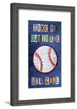 Take Me Out to the Ballgame-Design Turnpike-Framed Giclee Print