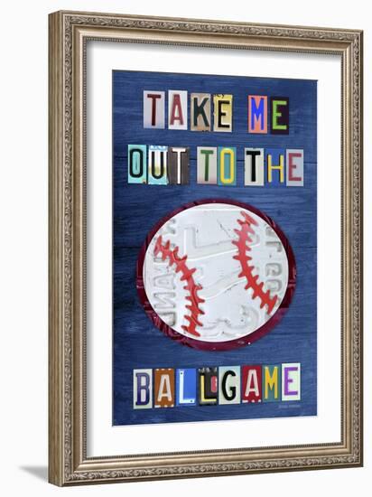 Take Me Out to the Ballgame-Design Turnpike-Framed Giclee Print