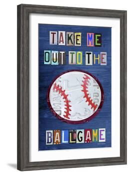 Take Me Out to the Ballgame-Design Turnpike-Framed Giclee Print