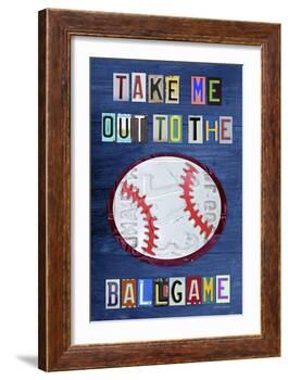 Take Me Out to the Ballgame-Design Turnpike-Framed Giclee Print
