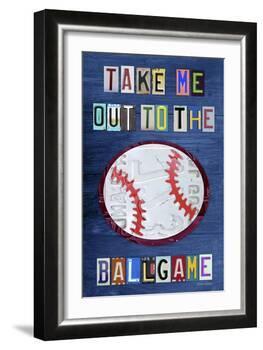 Take Me Out to the Ballgame-Design Turnpike-Framed Giclee Print