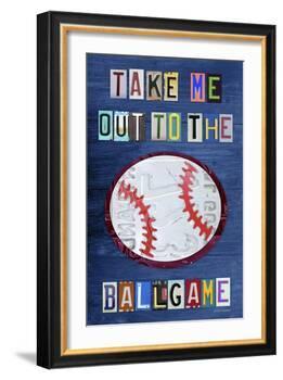 Take Me Out to the Ballgame-Design Turnpike-Framed Giclee Print