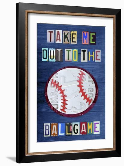 Take Me Out to the Ballgame-Design Turnpike-Framed Giclee Print