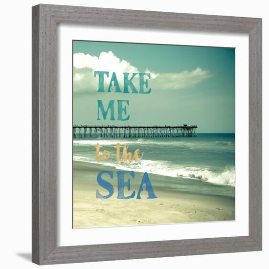 Take Me To The Sea-Marlana Semenza-Framed Art Print