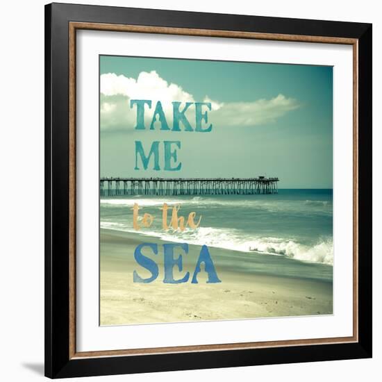 Take Me To The Sea-Marlana Semenza-Framed Art Print