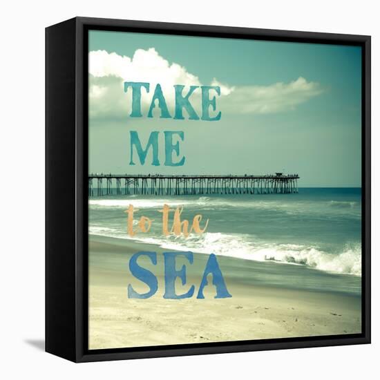 Take Me To The Sea-Marlana Semenza-Framed Stretched Canvas